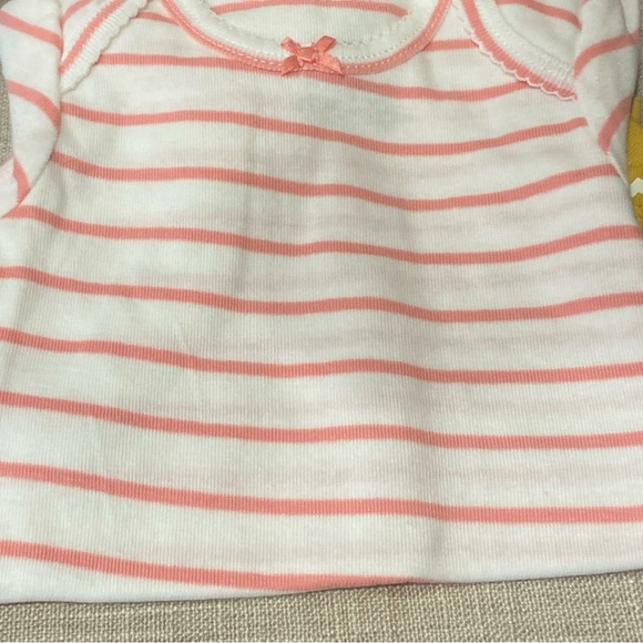 Baby Carter's 5-Pack Short-Sleeve Floral Stripe Heart Dots Bodysuits - Picture 5 of 12